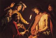 Matthias Stomer Christ Crowned with Thorns painting